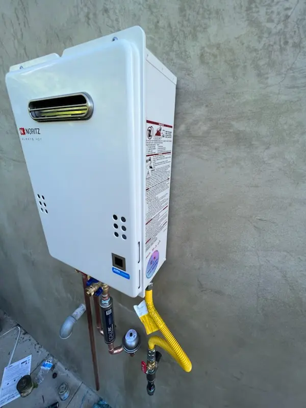 Tankless water heater installation for Wade Hampton homes