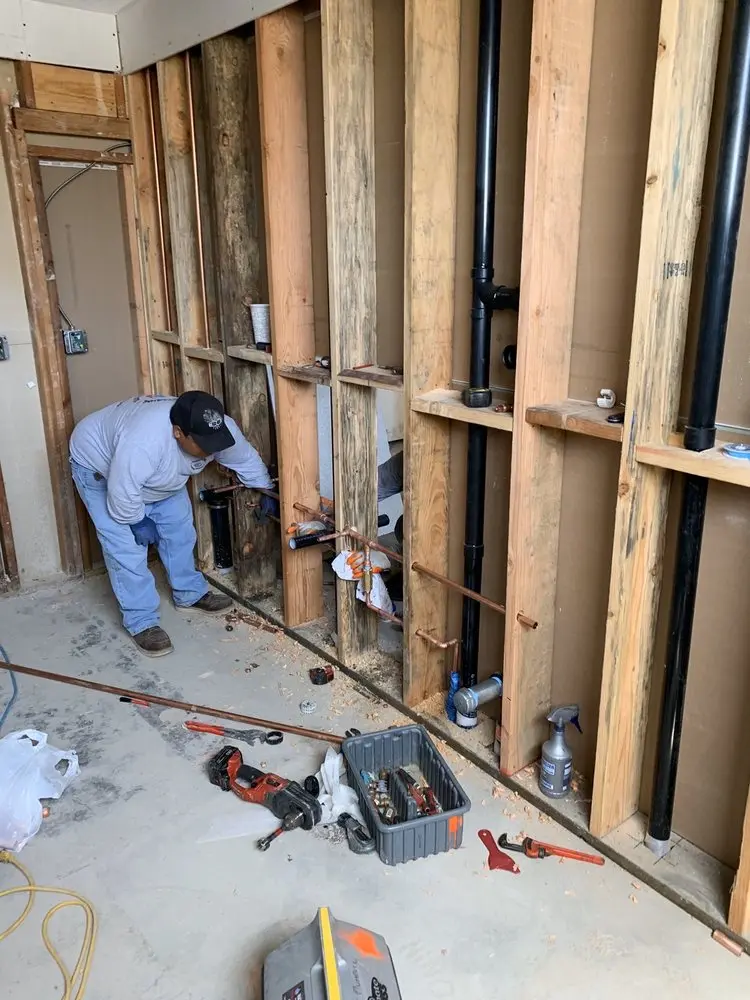 Commercial rough-in plumbing for Water Heater Replacement in Wade Hampton